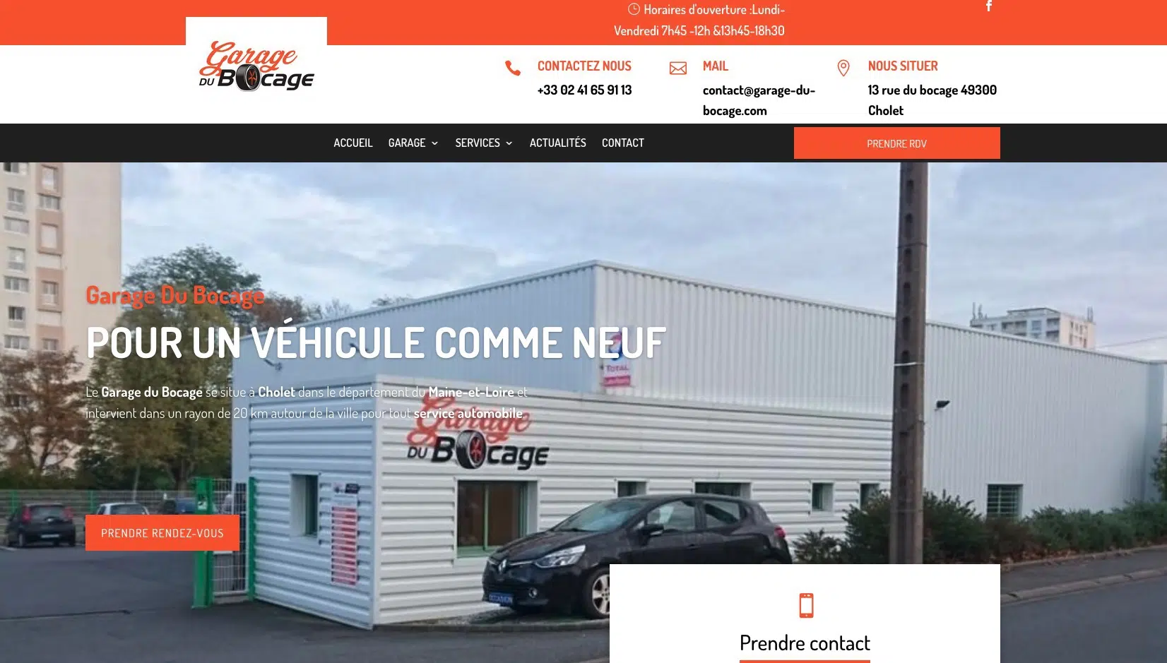 Garage auto à Cholet