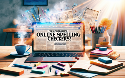 Guide complet sur les correcteurs d’orthographe en ligne