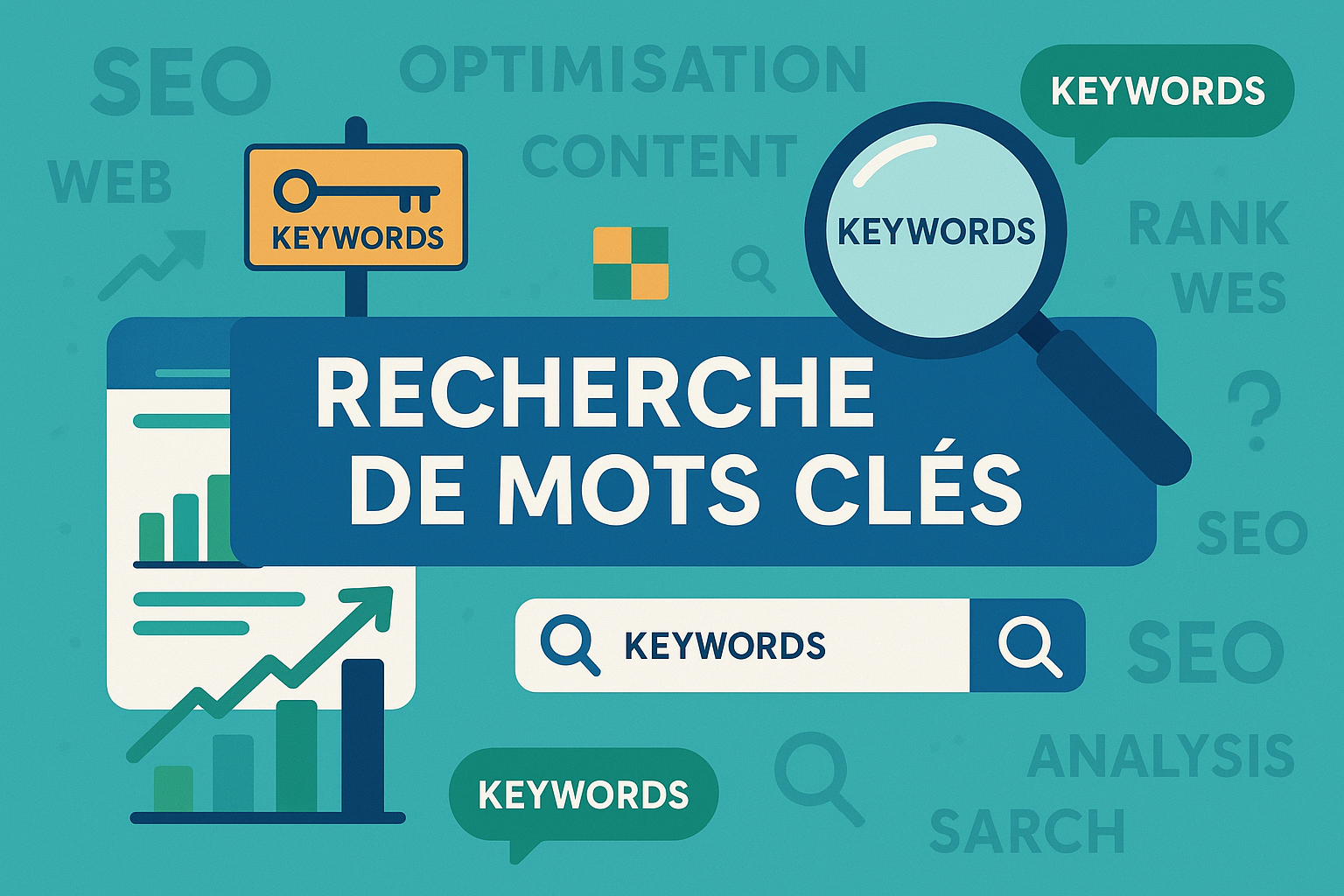 La recherche de mots clés pour un bon référencement