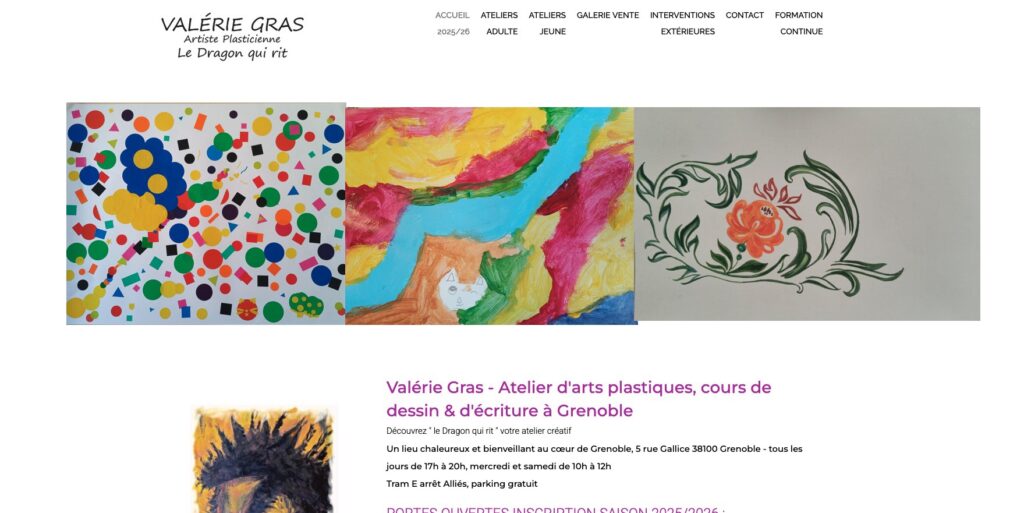 Valérie Gras, artiste plasticienne à Grenoble – Le Dragon qui rit