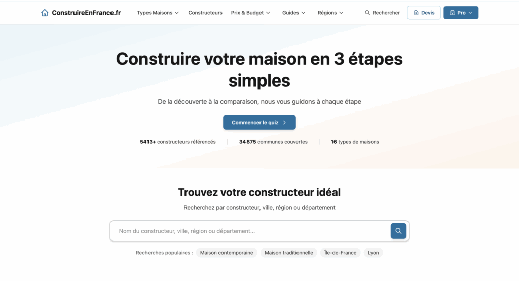 construireenfrance.fr : projet de maison neuve