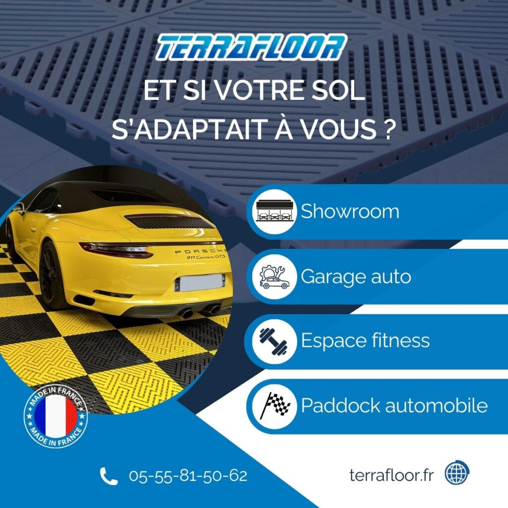 Terrafloor : spécialiste des dalles de garages et terrasses en polypropylene