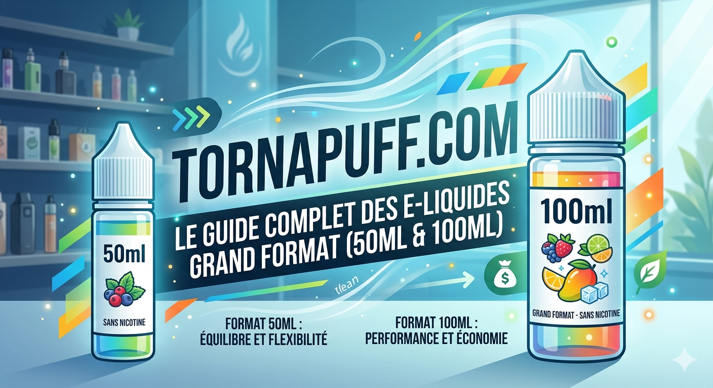 E-liquides Grand Format : L&rsquo;atout économique et écologique du vapotage