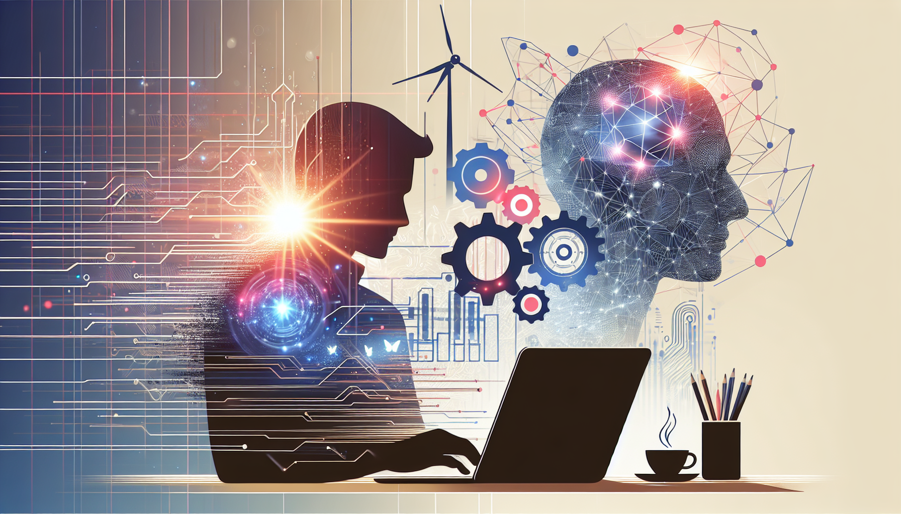 Image générée par DALL-E pour : Mistral AI : la startup française qui défie les géants de l’IA Mistral AI : la startup française qui défie les géants de l'IA