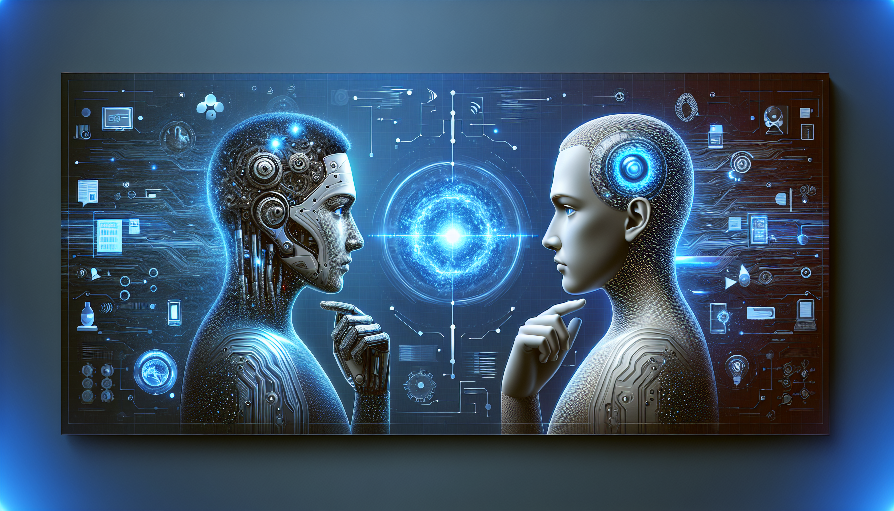 Image générée par DALL-E pour : Claude : l’ia qui rivalise enfin avec chatgpt d’openai Claude : l'ia qui rivalise enfin avec chatgpt d'openai