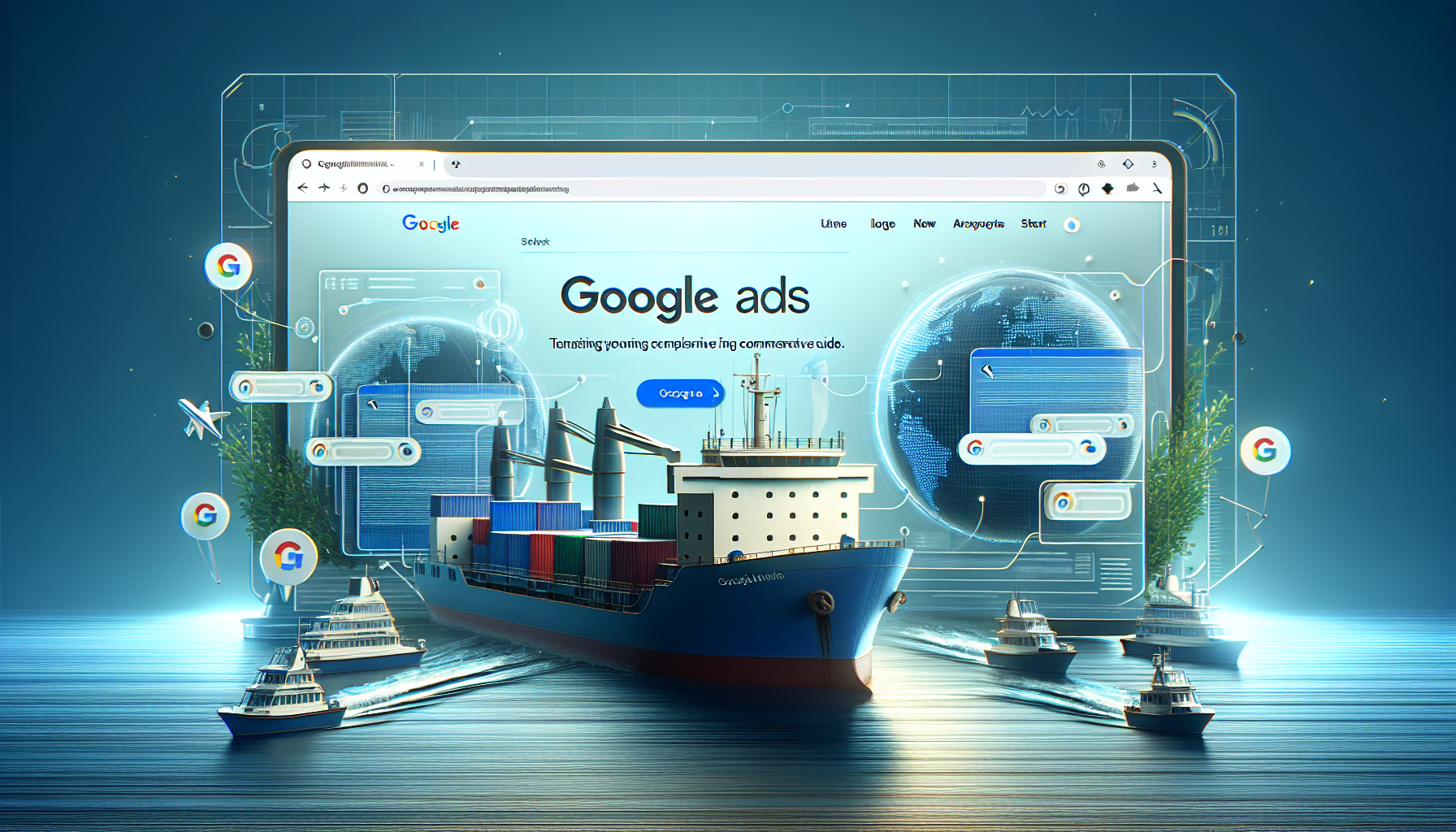 Google ads pour le secteur maritime : guide complet
