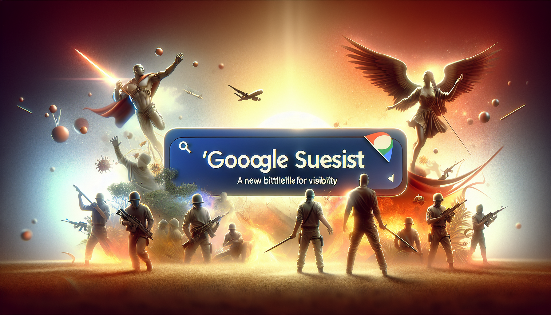 Illustration Google Suggest visibilité moteur de recherche et autocomplétion concurrentielle
