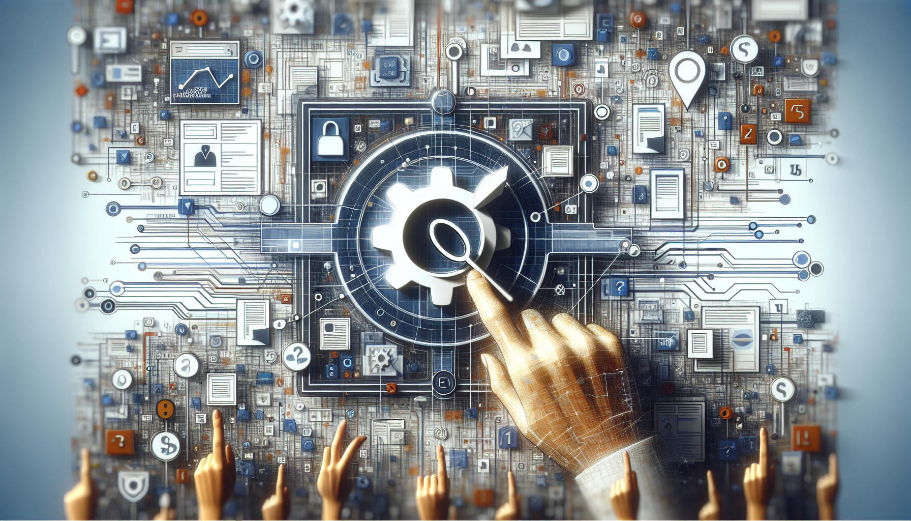 Image générée par DALL-E pour : Le seo est-il vraiment mort ? ce que vous devez savoir en 2026 Professionnel analysant des données SEO sur écran pour comprendre l'avenir du référencement naturel en 2026