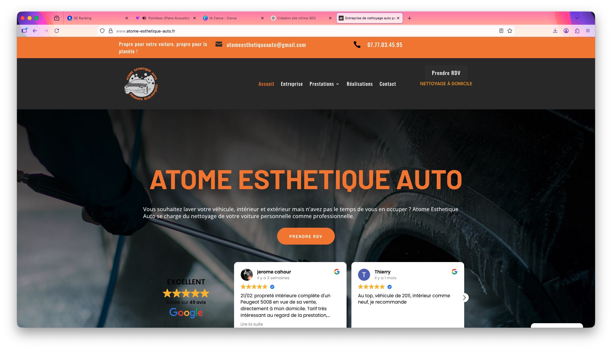 Atome Esthétique Auto - Aubenas