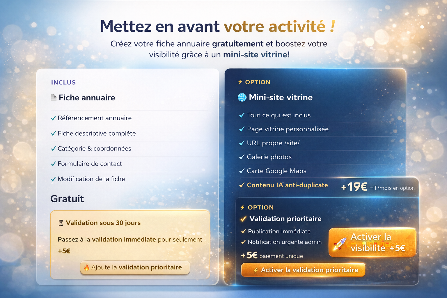 Boostez votre visibilité en ligne - Annuaire professionnel