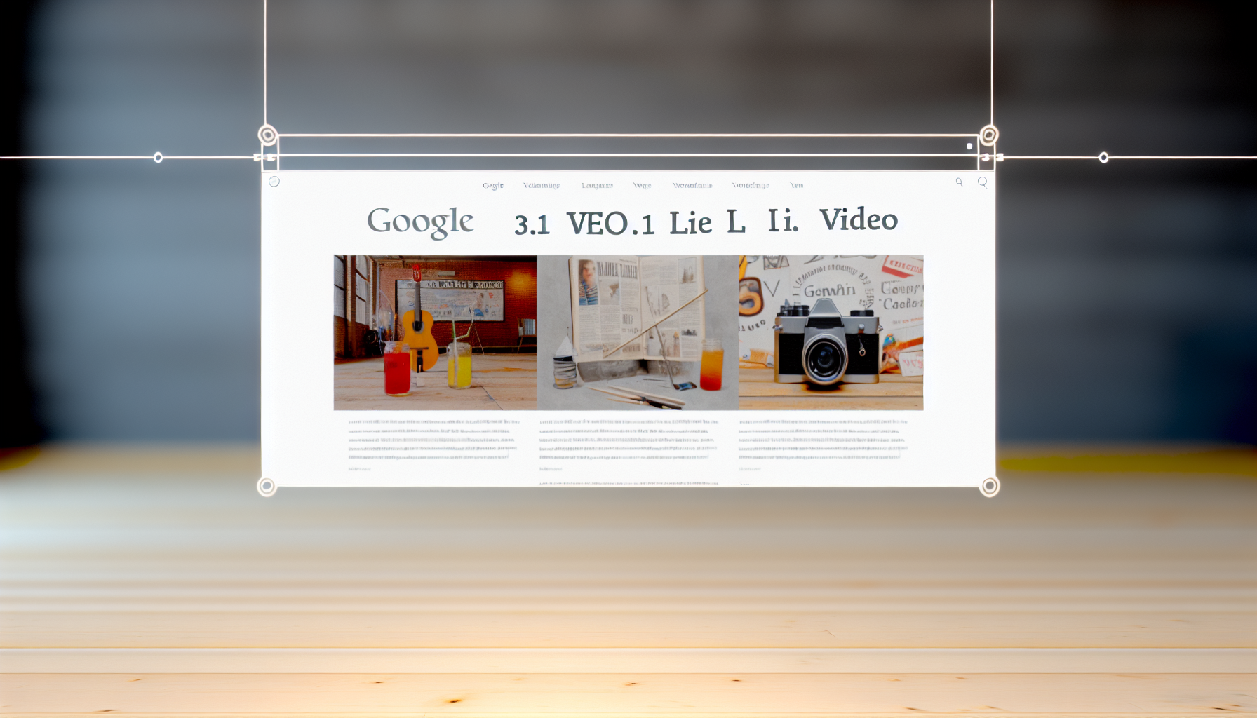 Google Veo 3.1 Lite interface IA générative vidéo propulsée par Gemini