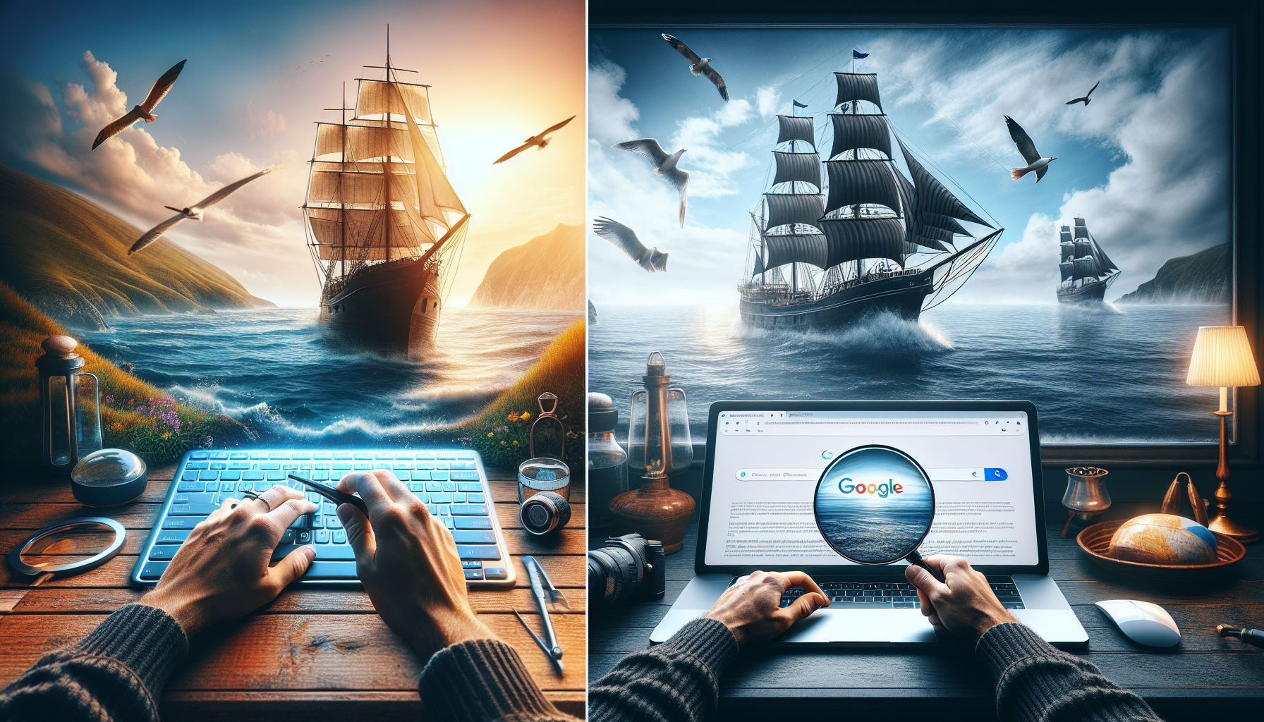Image générée par DALL-E pour : Quelle est la différence entre le SEO et le SEA ? donner les différences entre ces deux leviers utiles pour une entreprise Comparaison SEO vs SEA pour optimiser votre stratégie digitale et booster votre visibilité en ligne