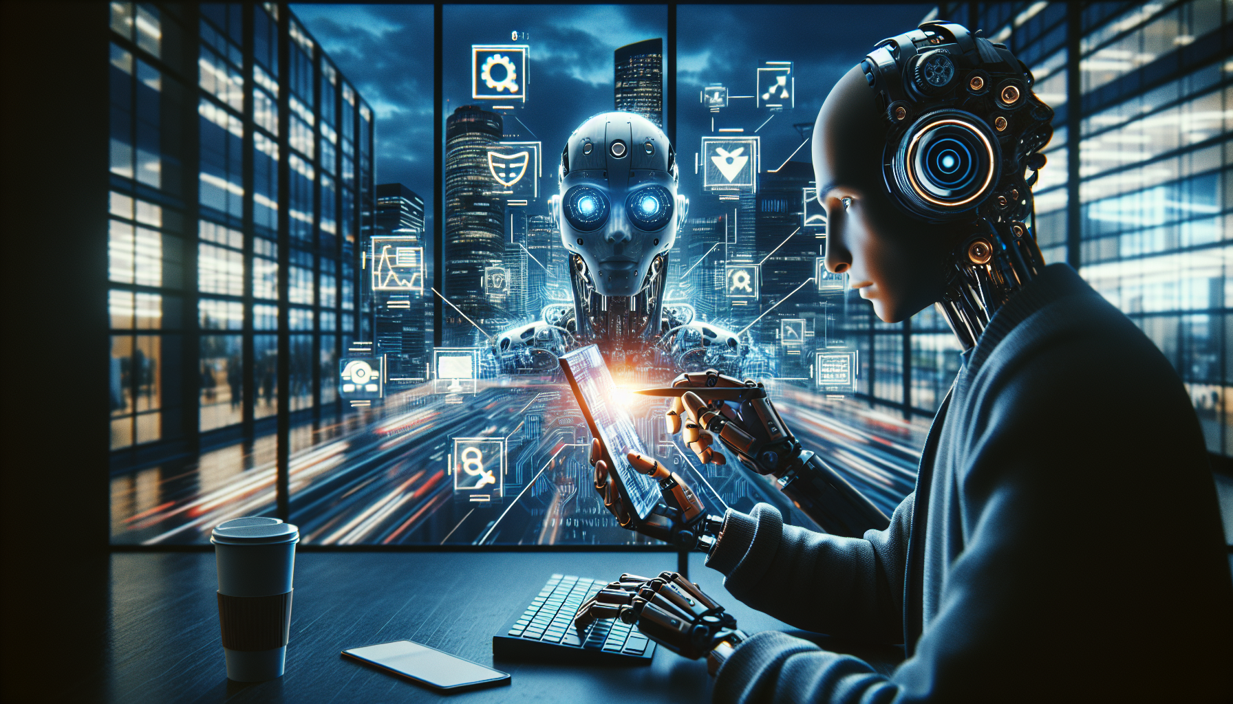 Image générée par DALL-E pour : Seo en 2026 : tendances, ia et stratégies pour rester visible Seo en 2026 : tendances, ia et stratégies pour rester visible