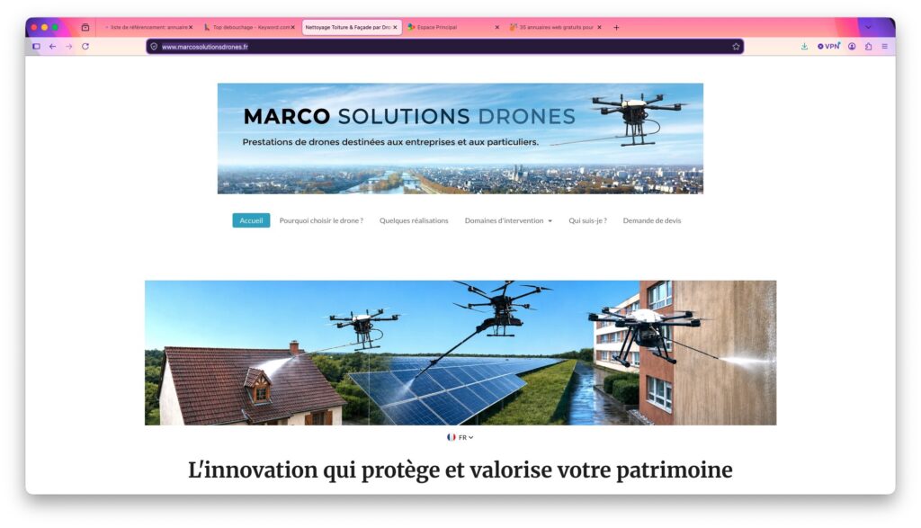MARCO SOLUTIONS DRONES : l&rsquo;expertise du nettoyage et de l&rsquo;inspection par drone pour tous vos bâtiments